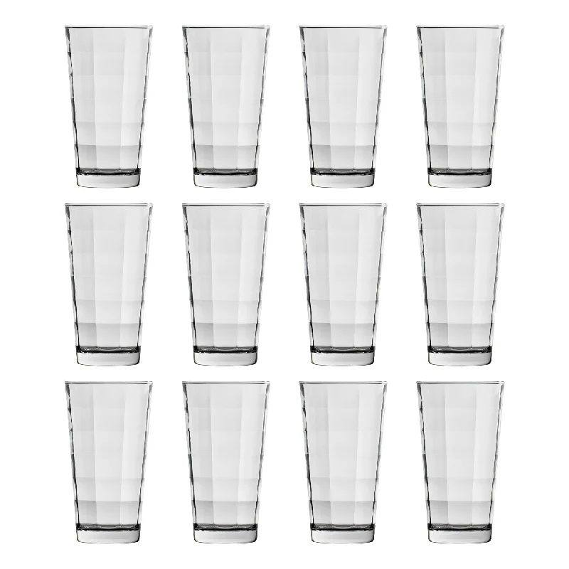 365ml Cube Highball Glasses - Pack of 12 - By Bormioli Rocco