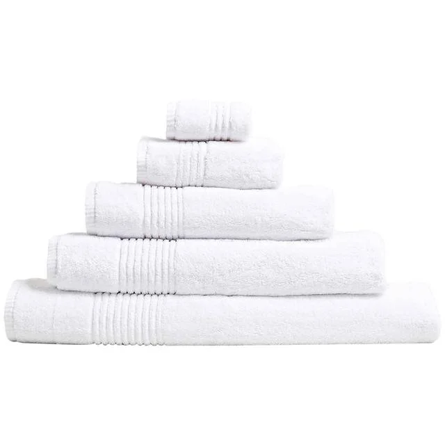 M&S Collection Luxury Egyptian Cotton Towel Towels White 2 Pack   2 per pack