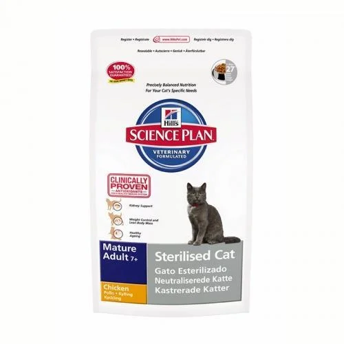 7. **Dog traction rope is automatically retractable**Hill's Feline Mature Adult 7+ Sterilised Cat Chicken 3,5kg